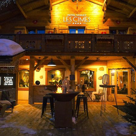 Chalet-Hotel Les Cimes Le Grand-Bornand Eksteriør bilde