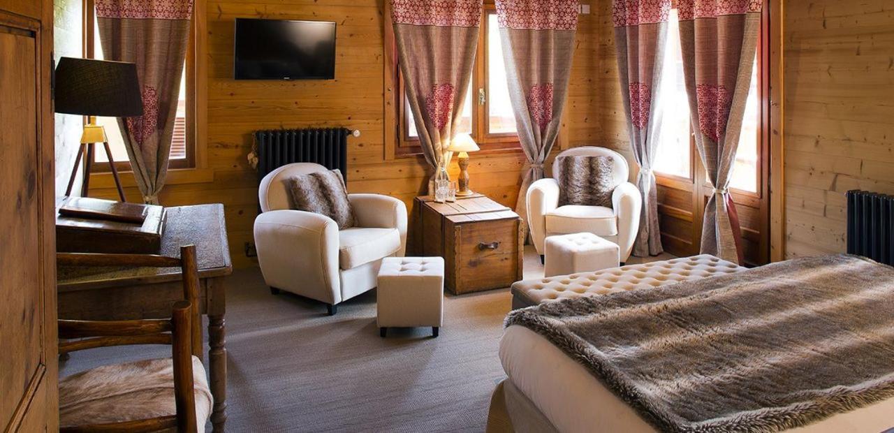 Chalet-Hotel Les Cimes Le Grand-Bornand Eksteriør bilde