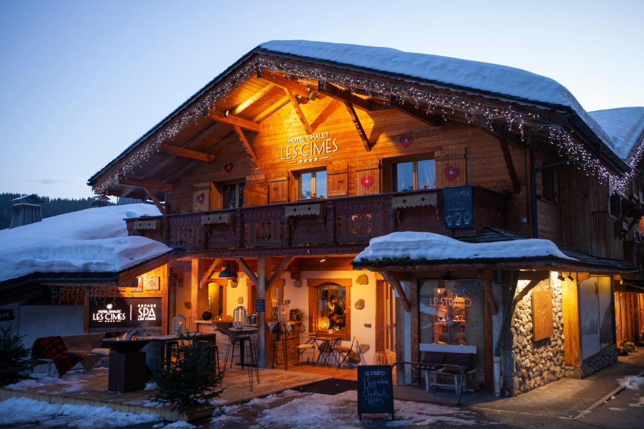 Chalet-Hotel Les Cimes Le Grand-Bornand Eksteriør bilde