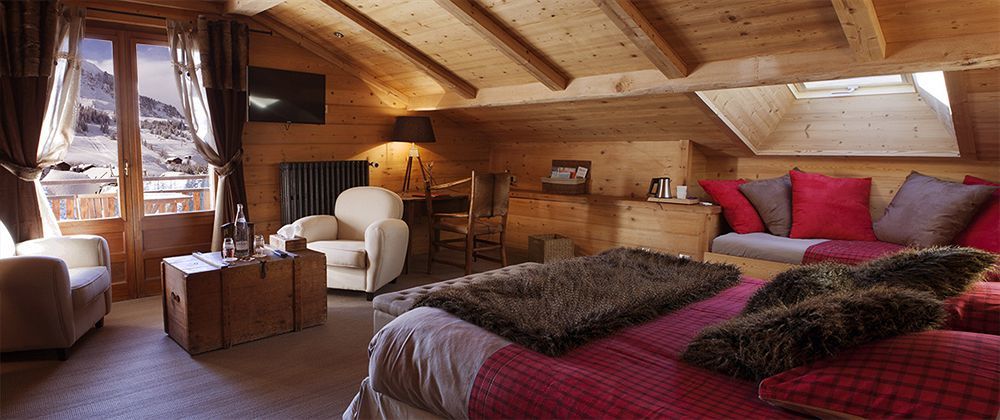 Chalet-Hotel Les Cimes Le Grand-Bornand Eksteriør bilde