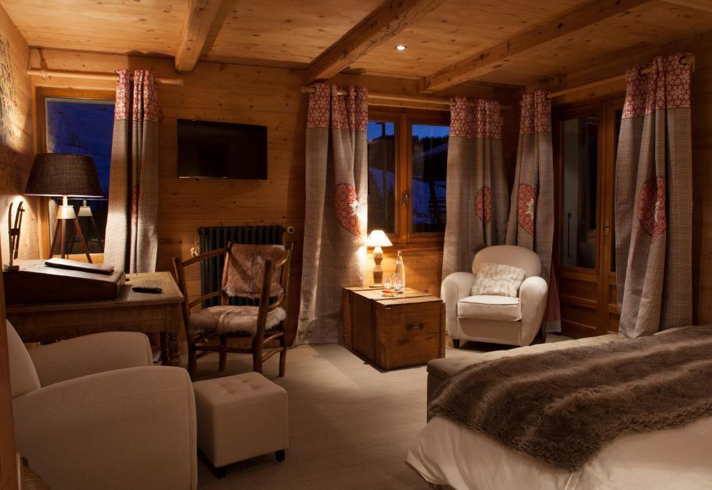 Chalet-Hotel Les Cimes Le Grand-Bornand Eksteriør bilde