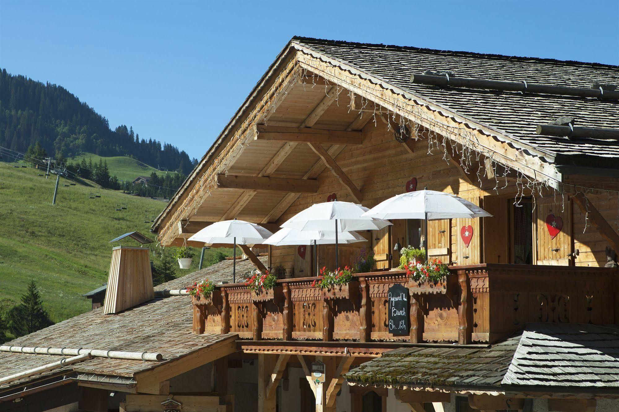 Chalet-Hotel Les Cimes Le Grand-Bornand Eksteriør bilde